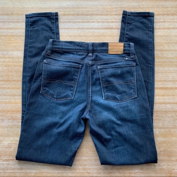 Lucky Brand Dark Wash Brooke Skinny Jeans Size 2 - Picture 3 of 7